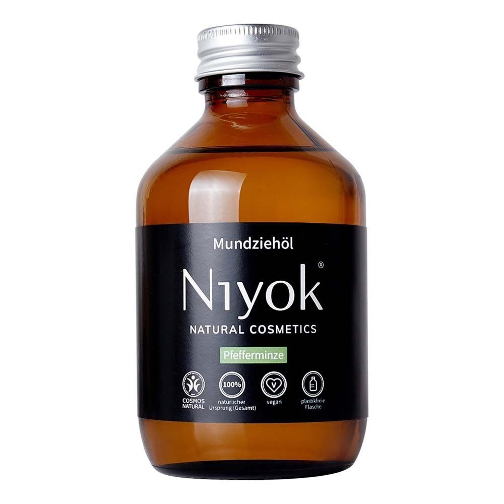 Niyok Mundspülung, Mundziehöl - Pfefferminze 200ml