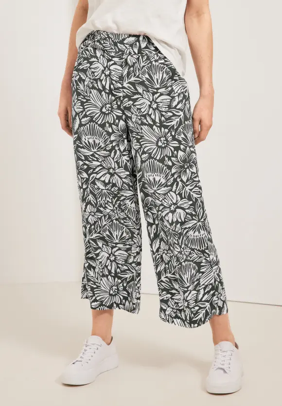 CECIL Casual Fit Hose mit Print