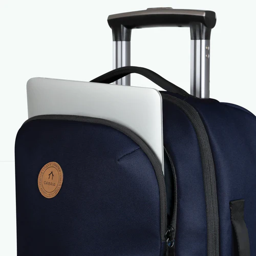 Reykjavik 2-wheel soft-sided suitcase, XS, navy blue