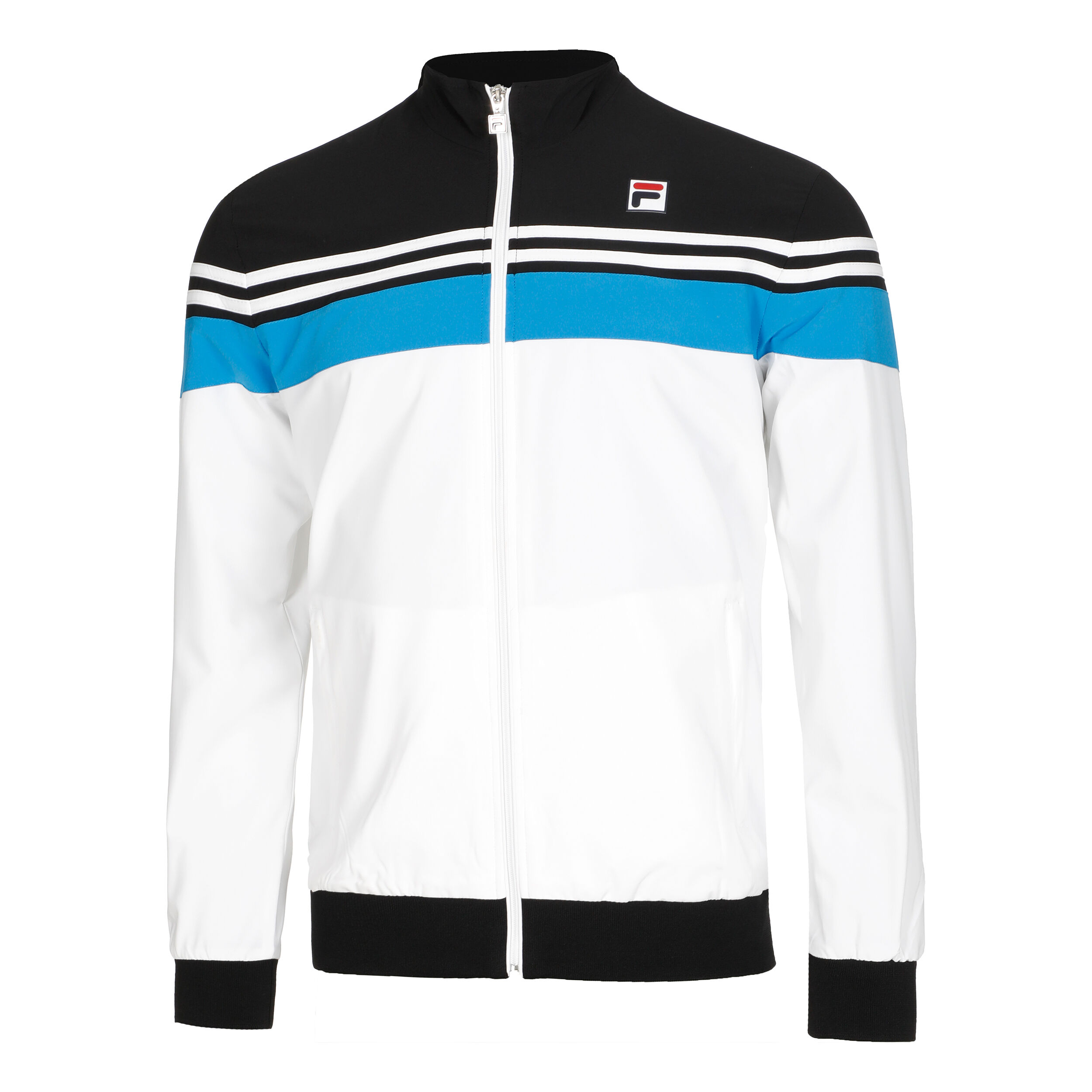 Bruno Trainingsjacke Herren - Weiß, Schwarz