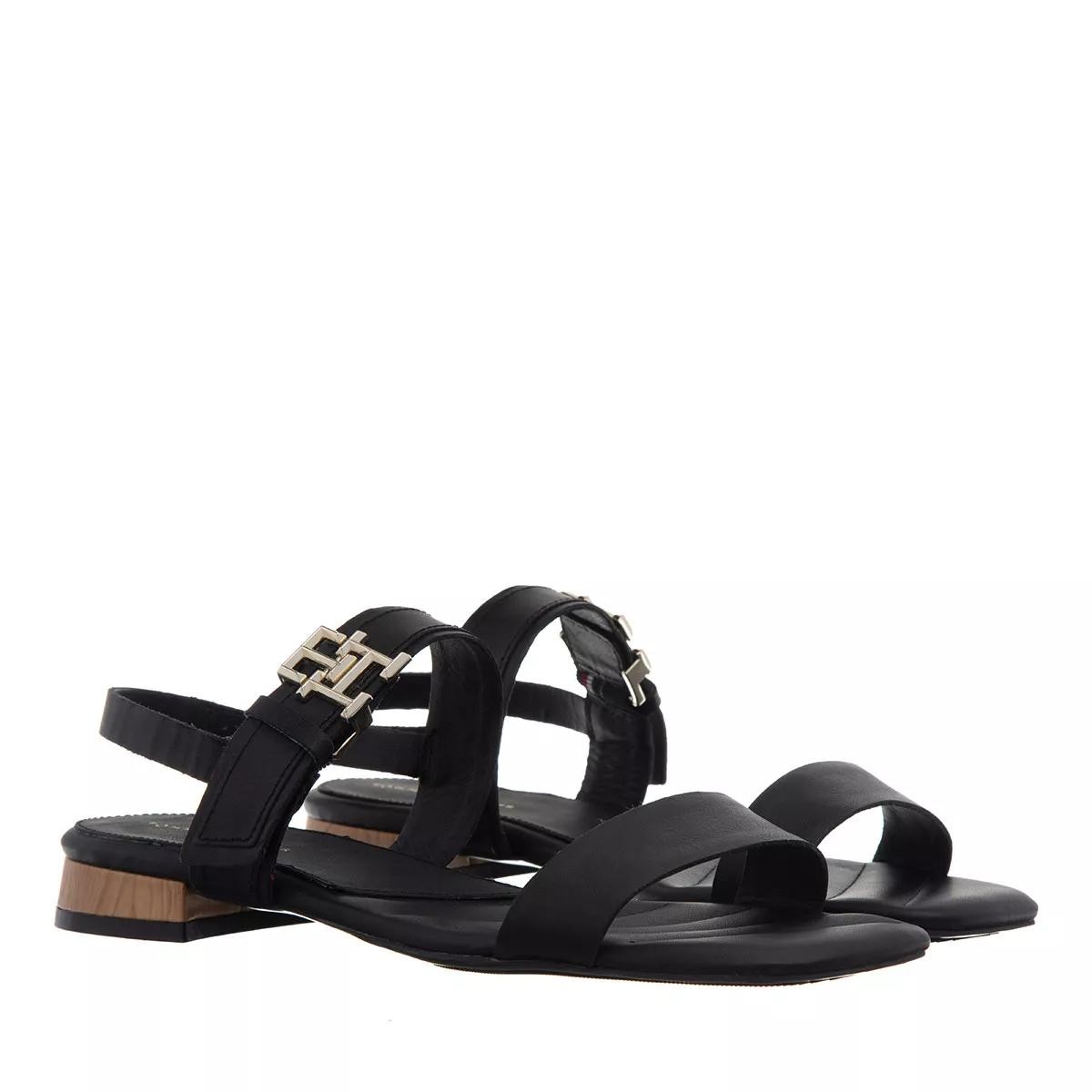TOMMY HILFIGER Riemchen Sandalen schwarz Sandale