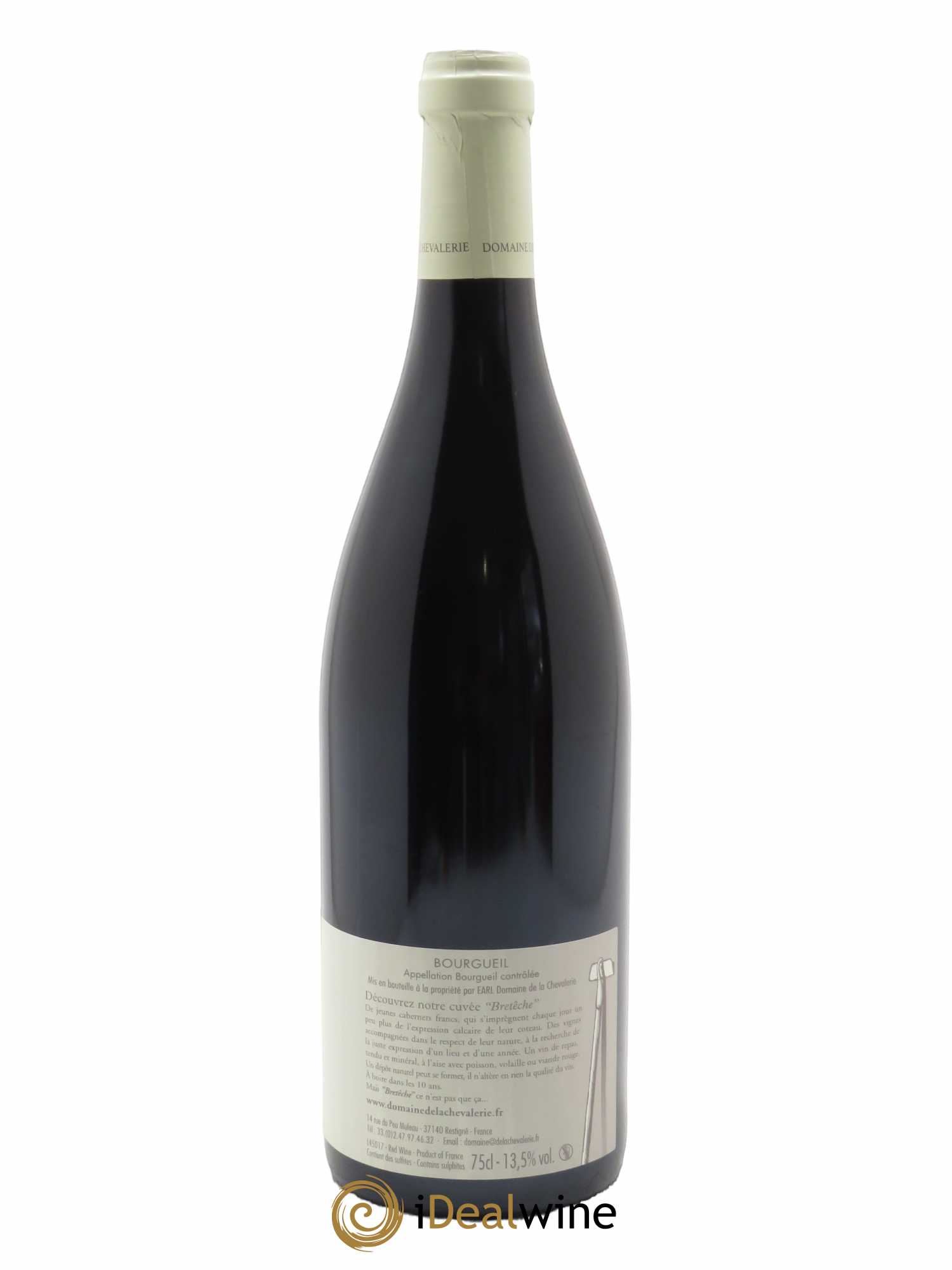 Bourgueil Bretêche Domaine de la Chevalerie  2017 - Lot de 1 Bouteille