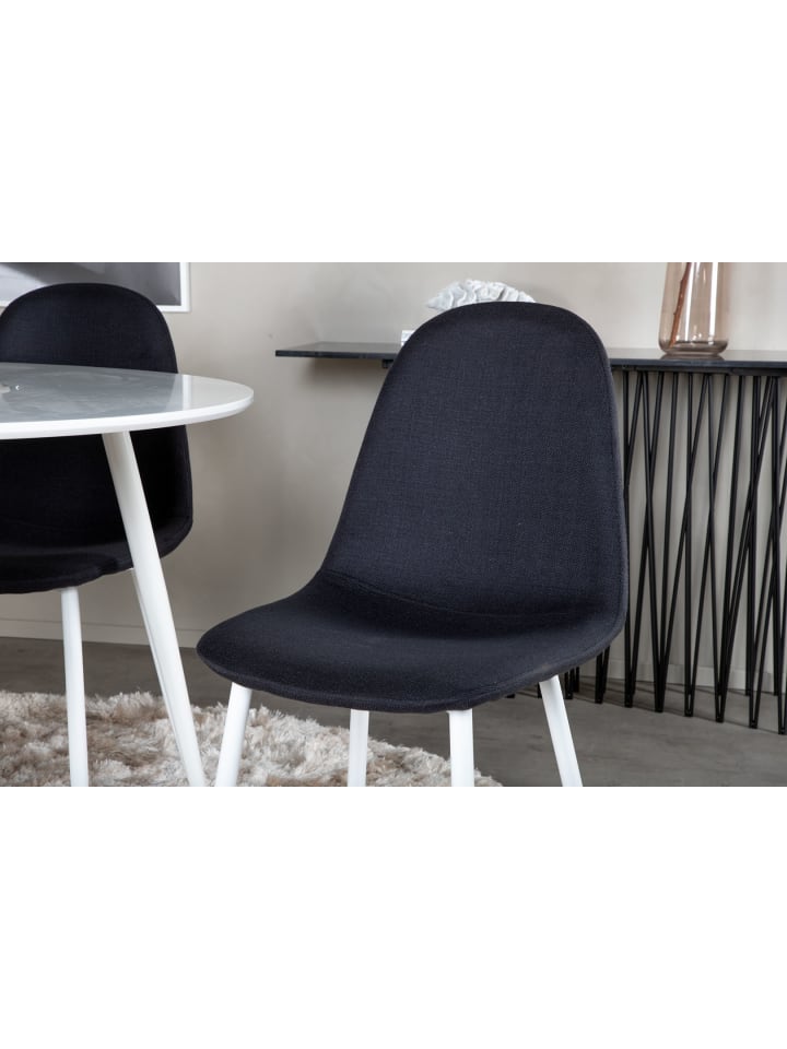 ebuy24 Essgruppe Plaza 4 (5-teilig) Schwarz 100 x 100 cm günstig kaufen onesize