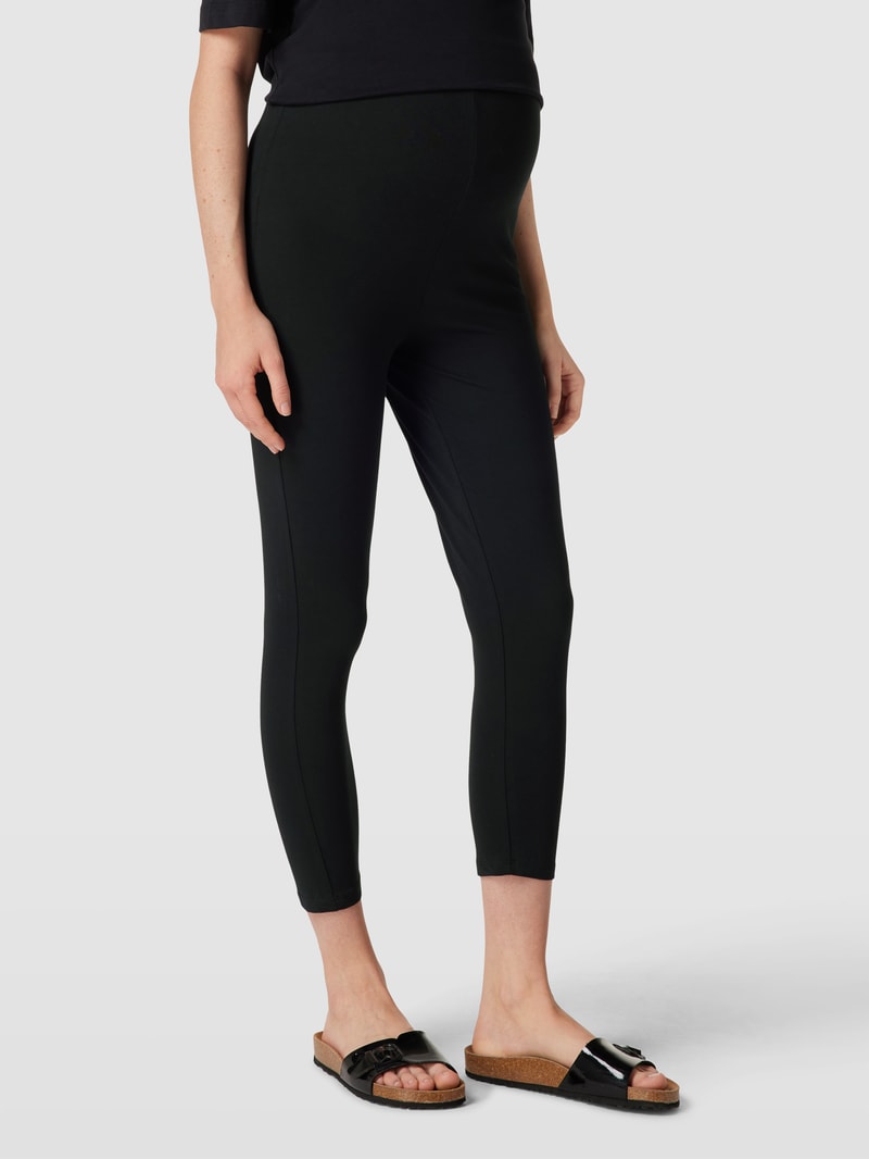 Umstands-Leggings im unifarbenen Design Modell 'EMMA' in schwarz