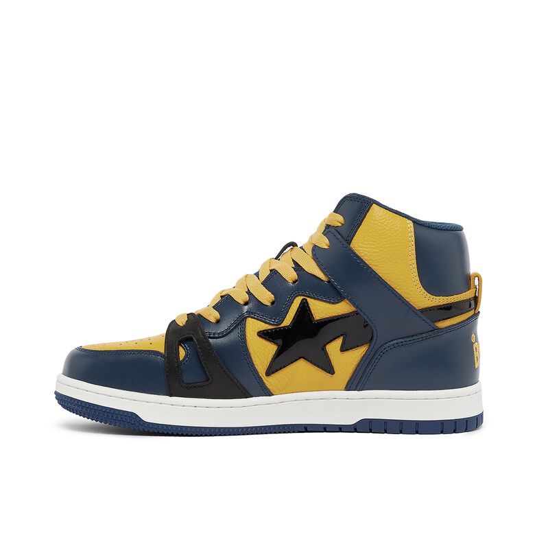 A Bathing Ape Wmns Bape Sta 93 Hi L yellow