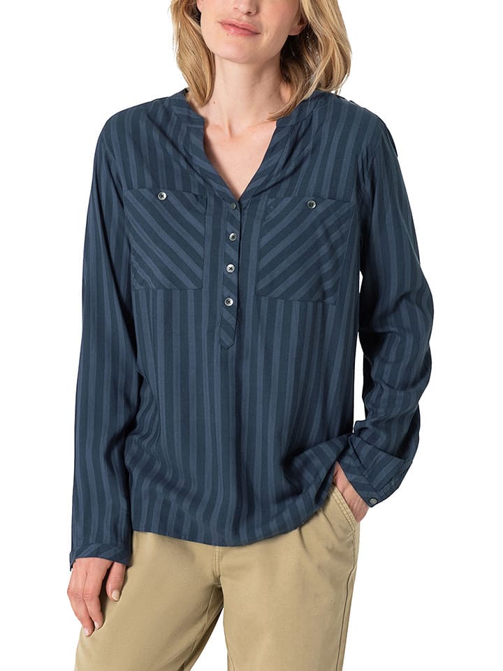 Timezone Bluse in Dunkelblau günstig kaufen