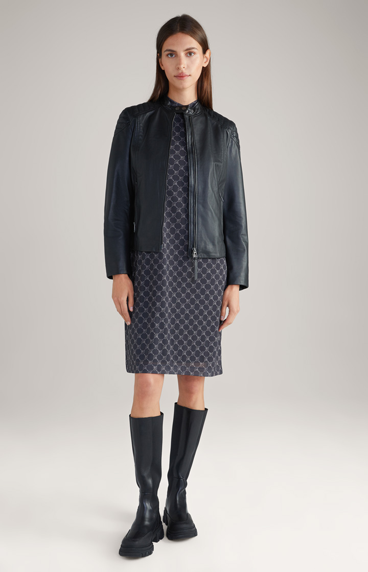 Lederjacke in Schwarz