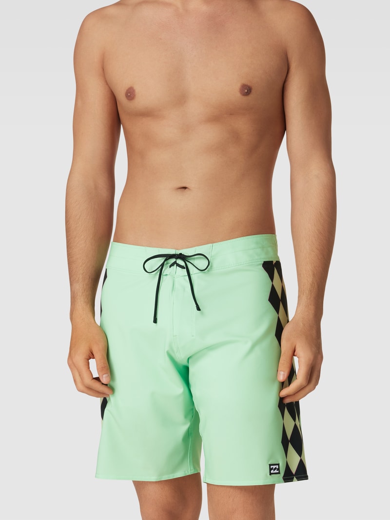 Badehose mit Label-Patch Modell 'CICLO' in mint
