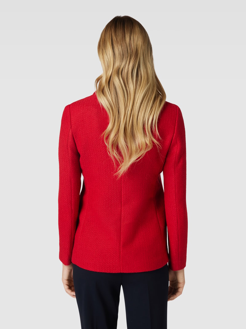 Blazer mit Pattentaschen in rot