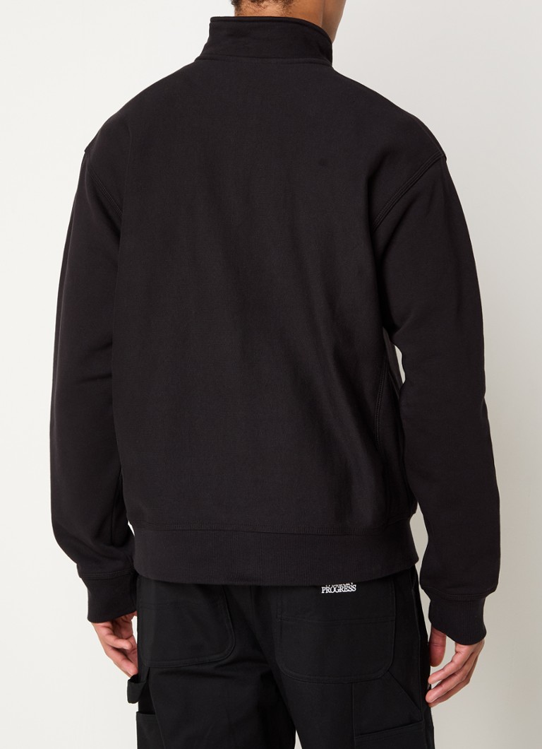 Hanorac cu fermoar și logo Carhartt WIP American Script