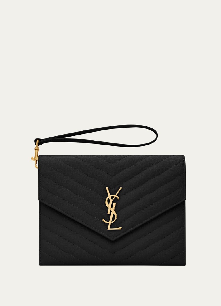 Geantă Saint Laurent Cassandre din piele de vițel matlasată