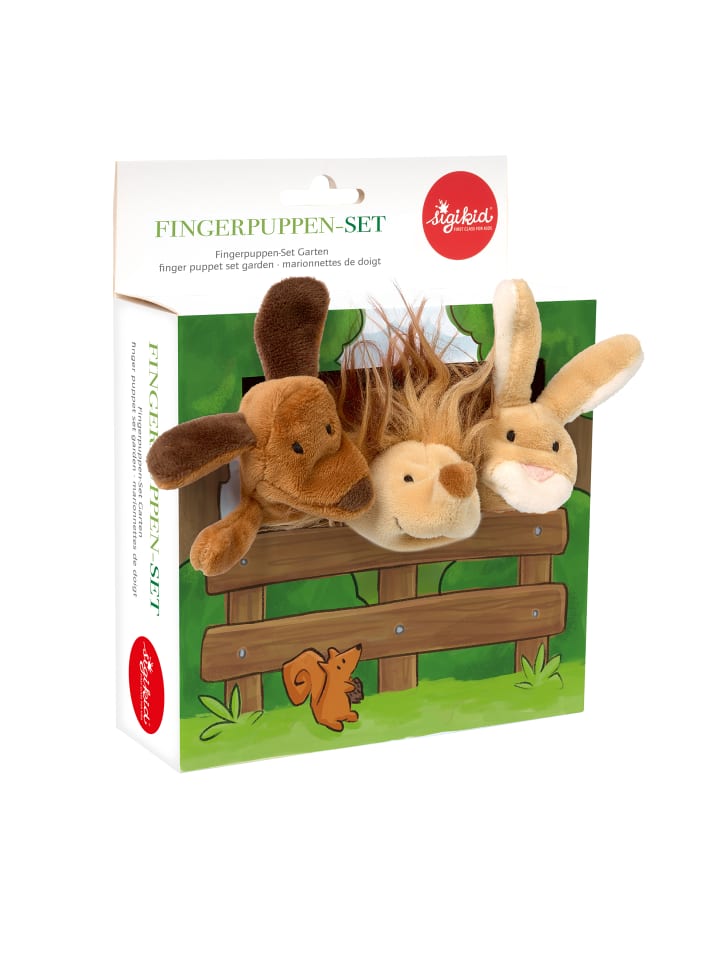 Sigikid Fingerpuppenset Garten My Little Theatre in braun/beige günstig kaufen onesize