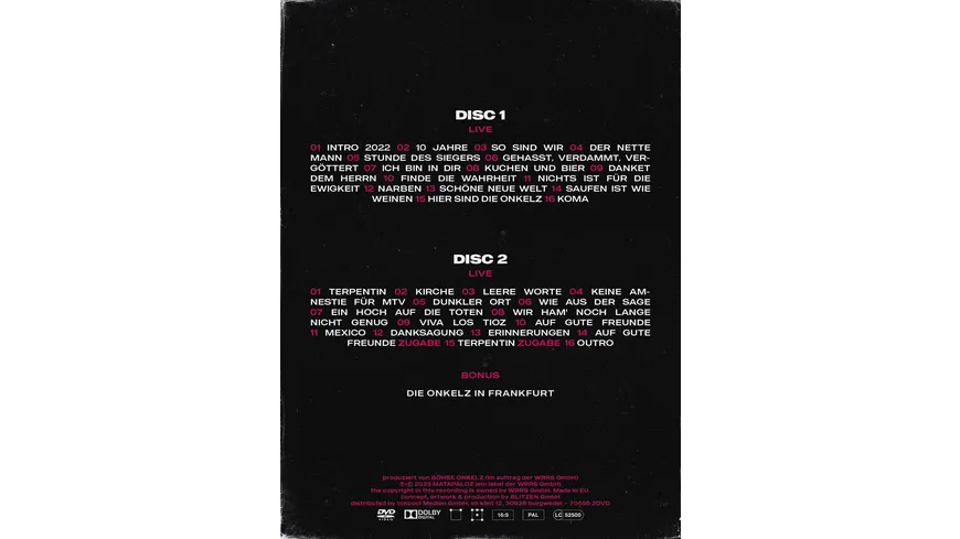 Böhse Onkelz - 40 Jahre Onkelz - Live im Waldstadion