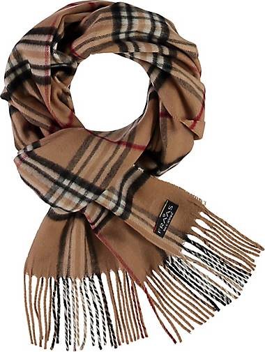 FRAAS Schmaler Cashmink-Schal mit FRAAS Plaid Karo - Made in Germany