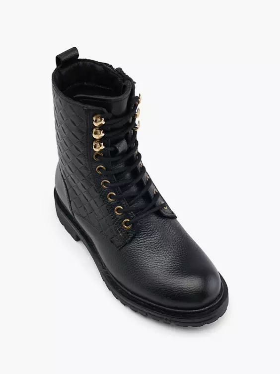 Graceland Leder Schnürboots