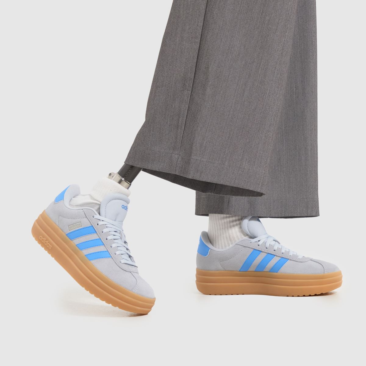 adidas vl court bold – blå, flerfärgade träningsskor