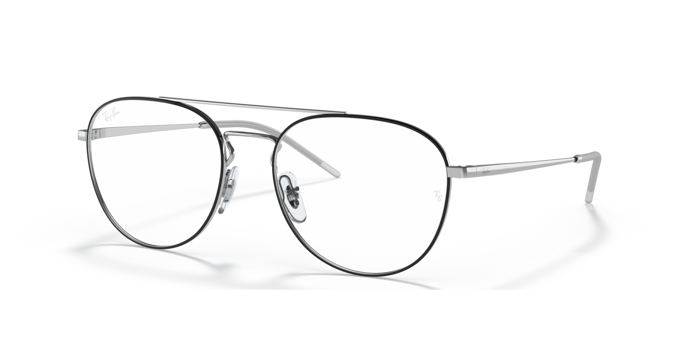 RB6414 OPTICS - Negru lucios pe argintiu