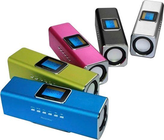 Technaxx MusicMan MA Display Soundstation 2.0 Portable-Lautsprecher (6 W)