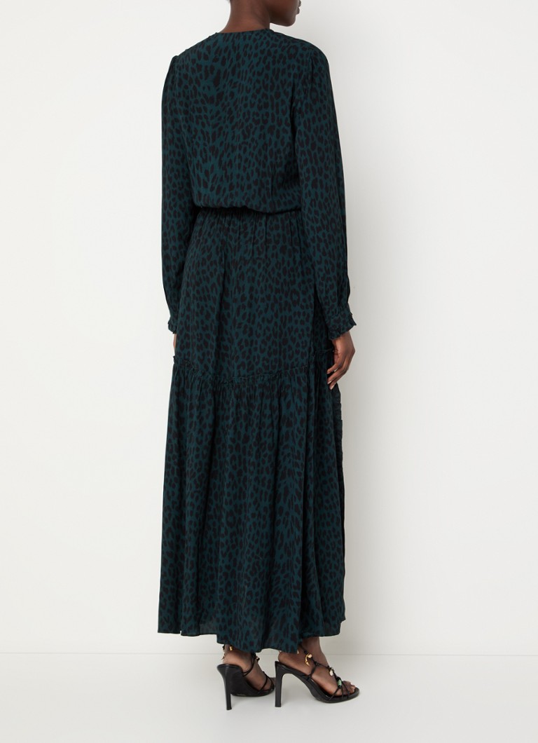 Rochie maxi Zadig&Voltaire Rabella cu imprimeu leopard