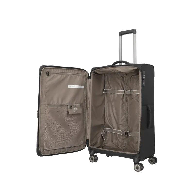 Travelite CROSSLITE Trolley L (77 cm) - Schwarz