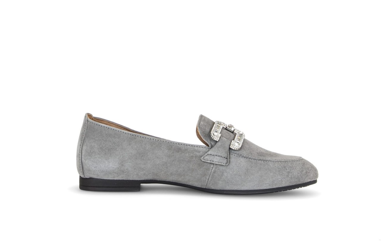 GABOR Klassische Slipper grau Gabor Fashion Slipper 45.210.19 grau