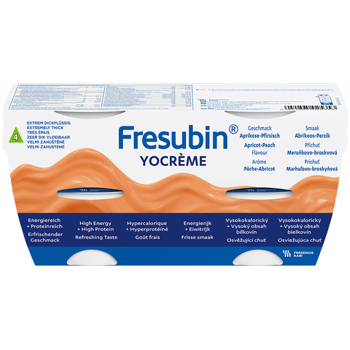 FRESUBIN YOcreme Aprikose Pfirsich  4X125 g  Creme