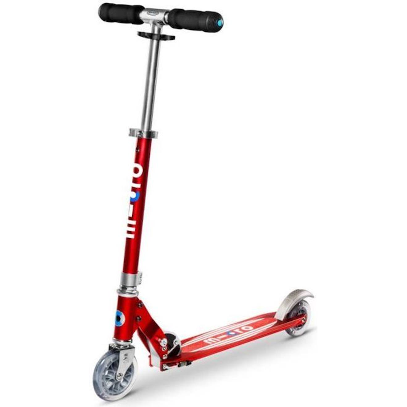 Trottinette 2 roues pliable Enfant – Micro Rouge rouge