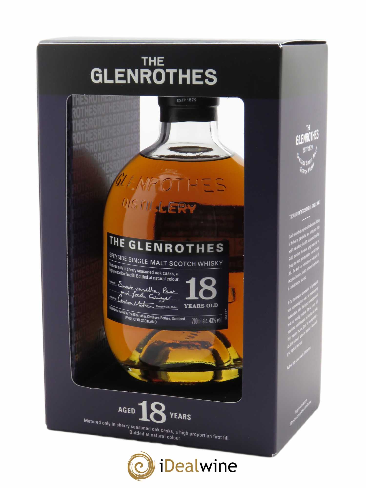 Whisky Glenrothes 18 years (70cl)  - Lot de 1 Bouteille