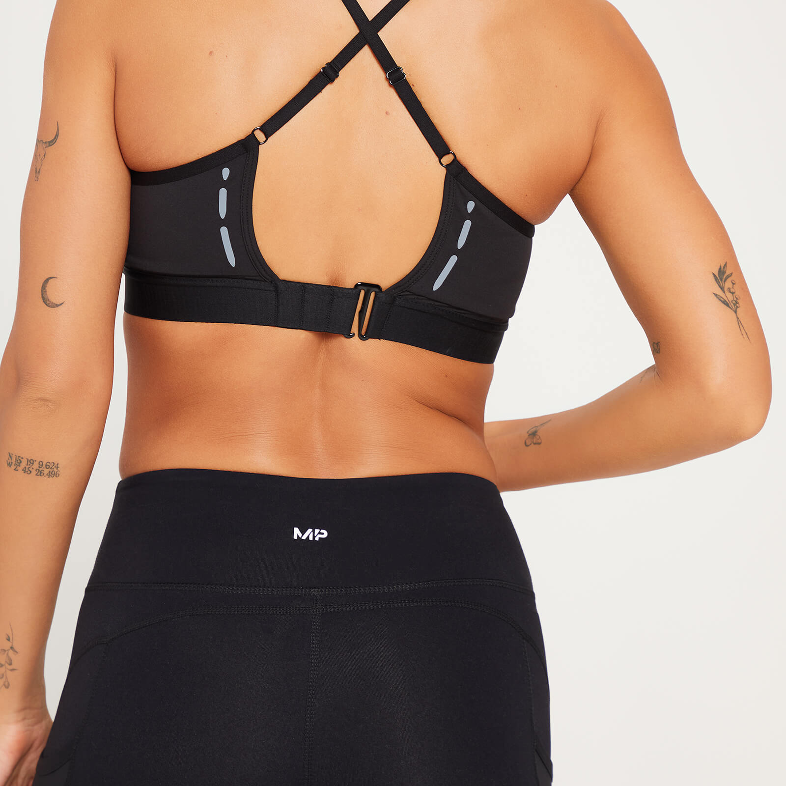 MP Women's Power Ultra Strappy Sports Bra - Black