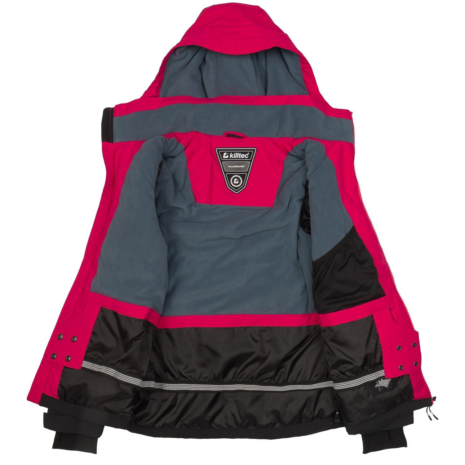 Killtec Skianzug Damen Skijacke blau-grau + Skihose pink Größenwahl (Gr. 36)