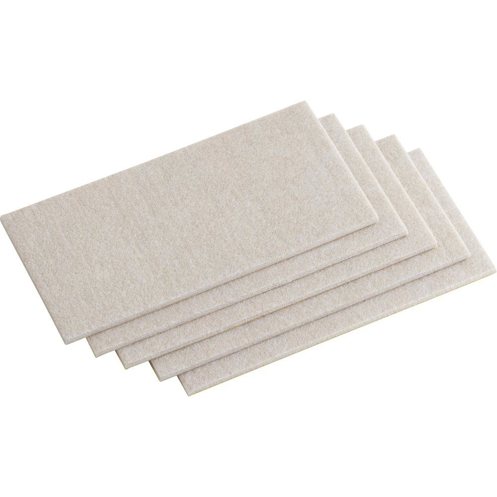 Metafranc Vibrationsdämpfer Metafranc WU0645416 Filzgleiter quadratisch, selbstklebend Beige (L x, (WU0645416)