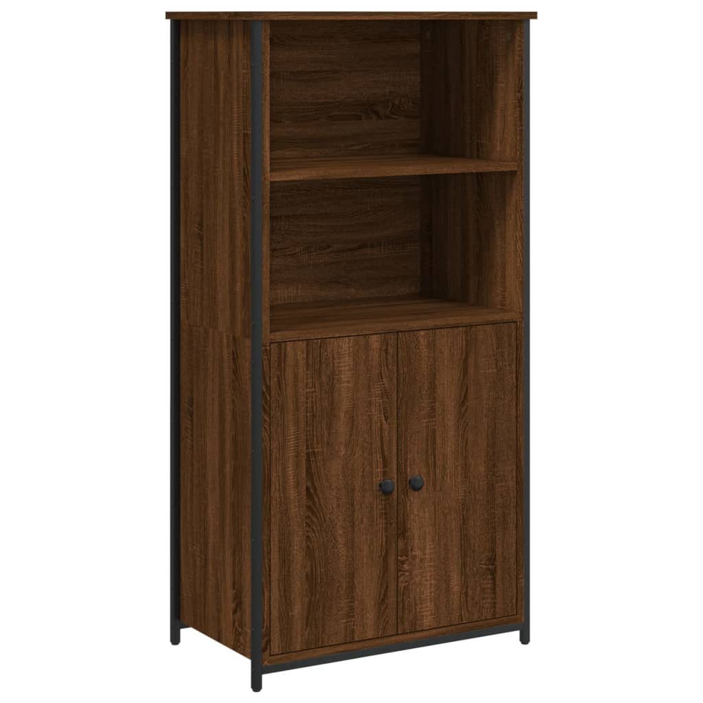 vidaXL Anrichte Highboard Braun Eichen-Optik 62x36x121,5 cm Holzwerkstoff