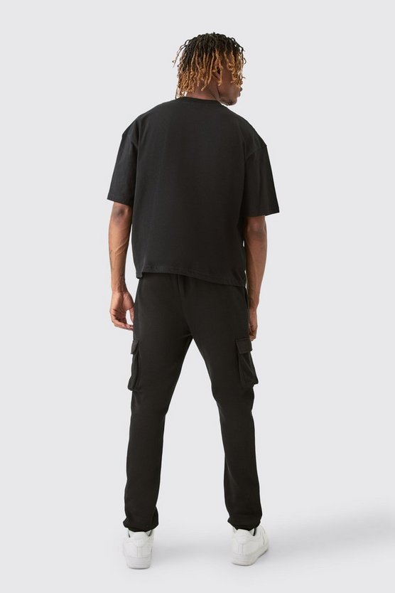 Tall Skinny Cargo-Jogginghose