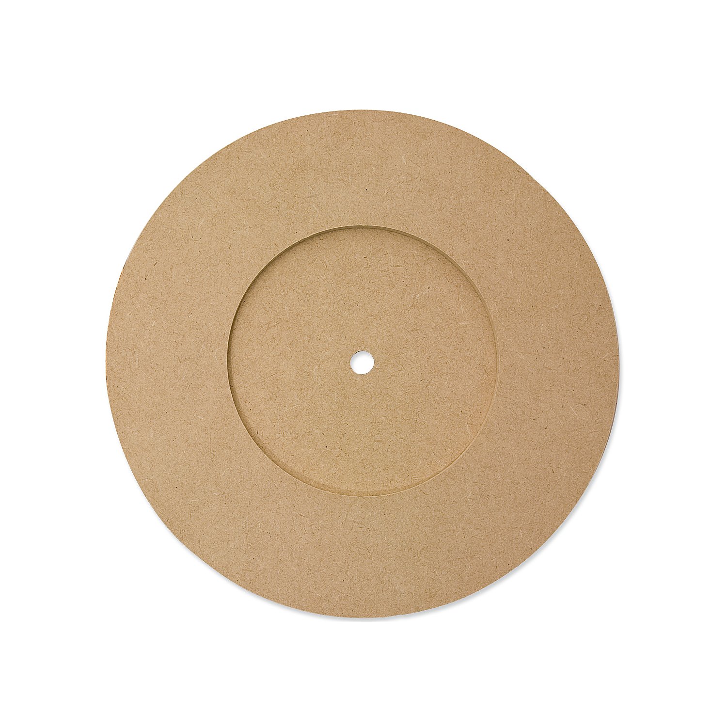 MDF-Uhr, 21,5 cm Ø