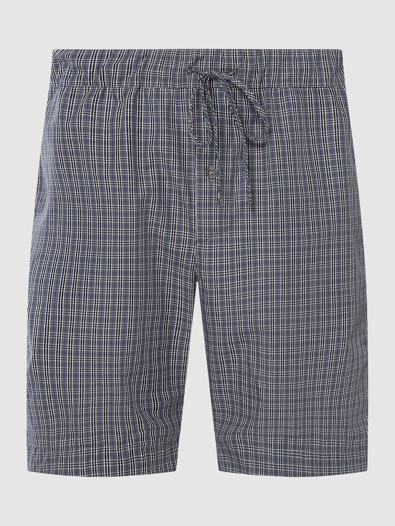 Pyjama-Hose aus Baumwolle in marineblau