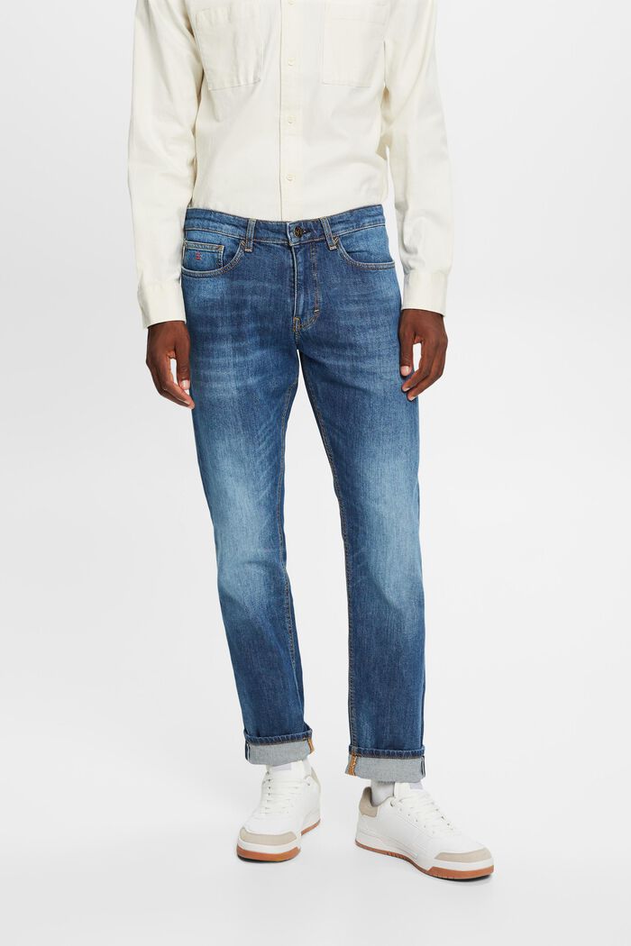 Schmale Jeans mit mittlerer Bundhöhe
