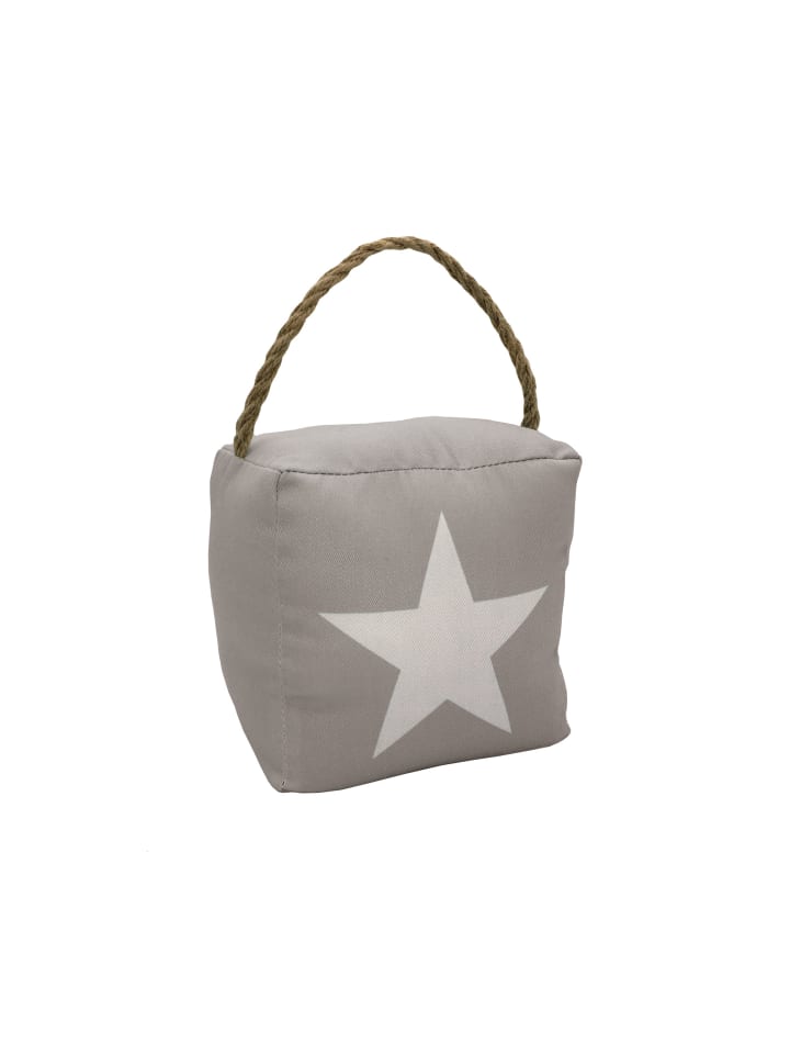 Geda Labels Türstopper Stern in Grau - 10x14x14cm günstig kaufen onesize
