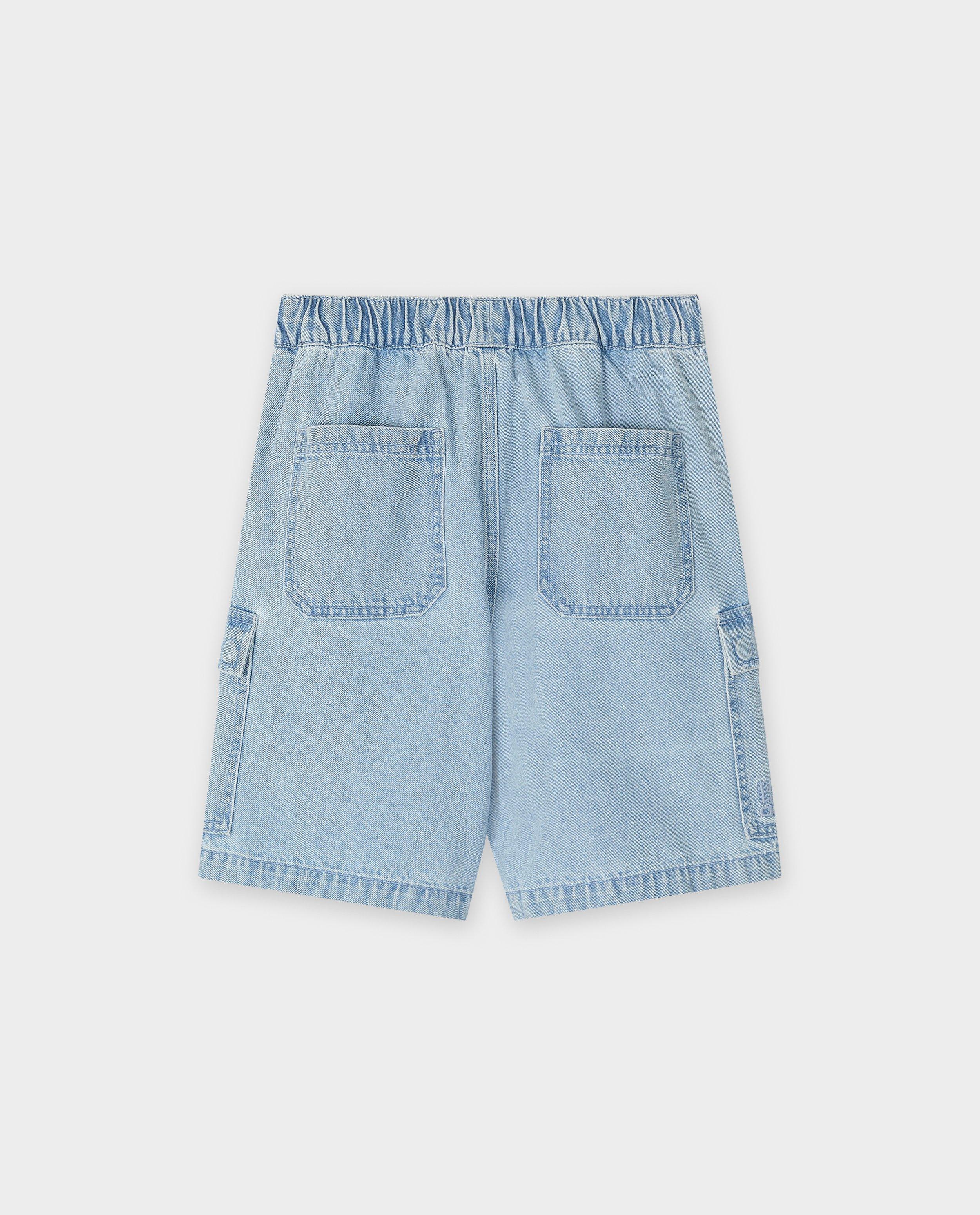 Pantaloni scurți din denim CKS Blue albaștri