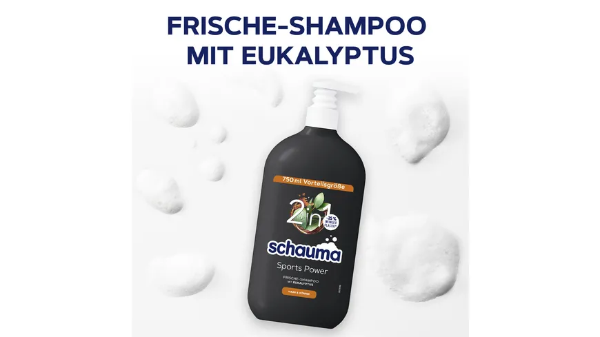 schauma 2in1 Sports Power Haar & Körper 750 ml