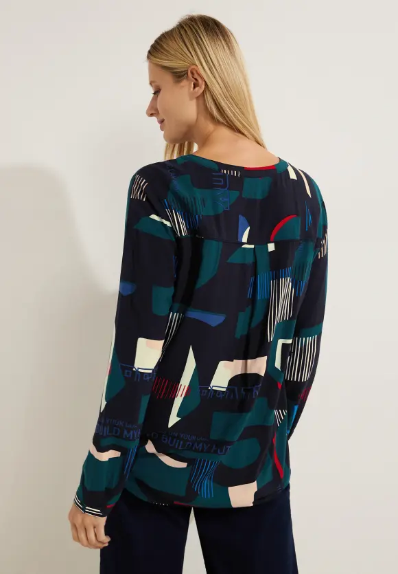 CECIL Bluse mit Reißverschluss