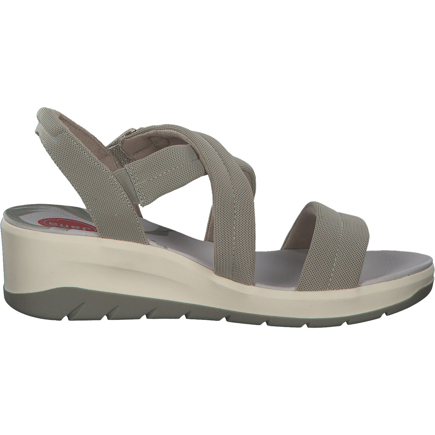 Jana Shoes 28760, Plateau-Sandaletten, Damen, sage