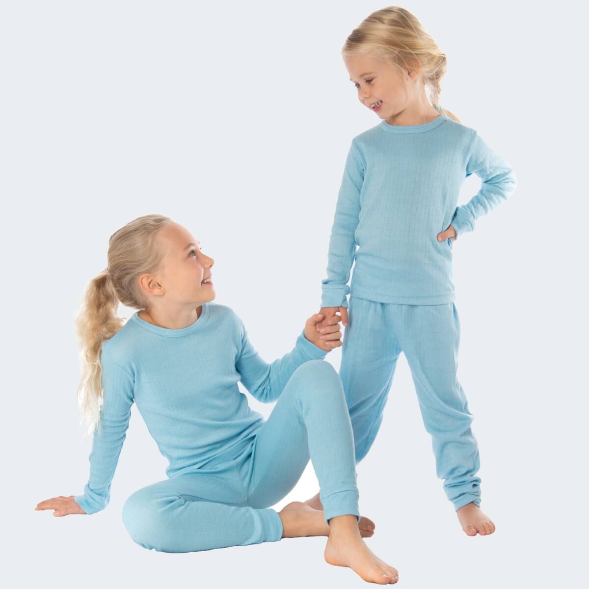 Black Snake Cuddle Blau 2-Pack Kinder Thermounterwäsche Set