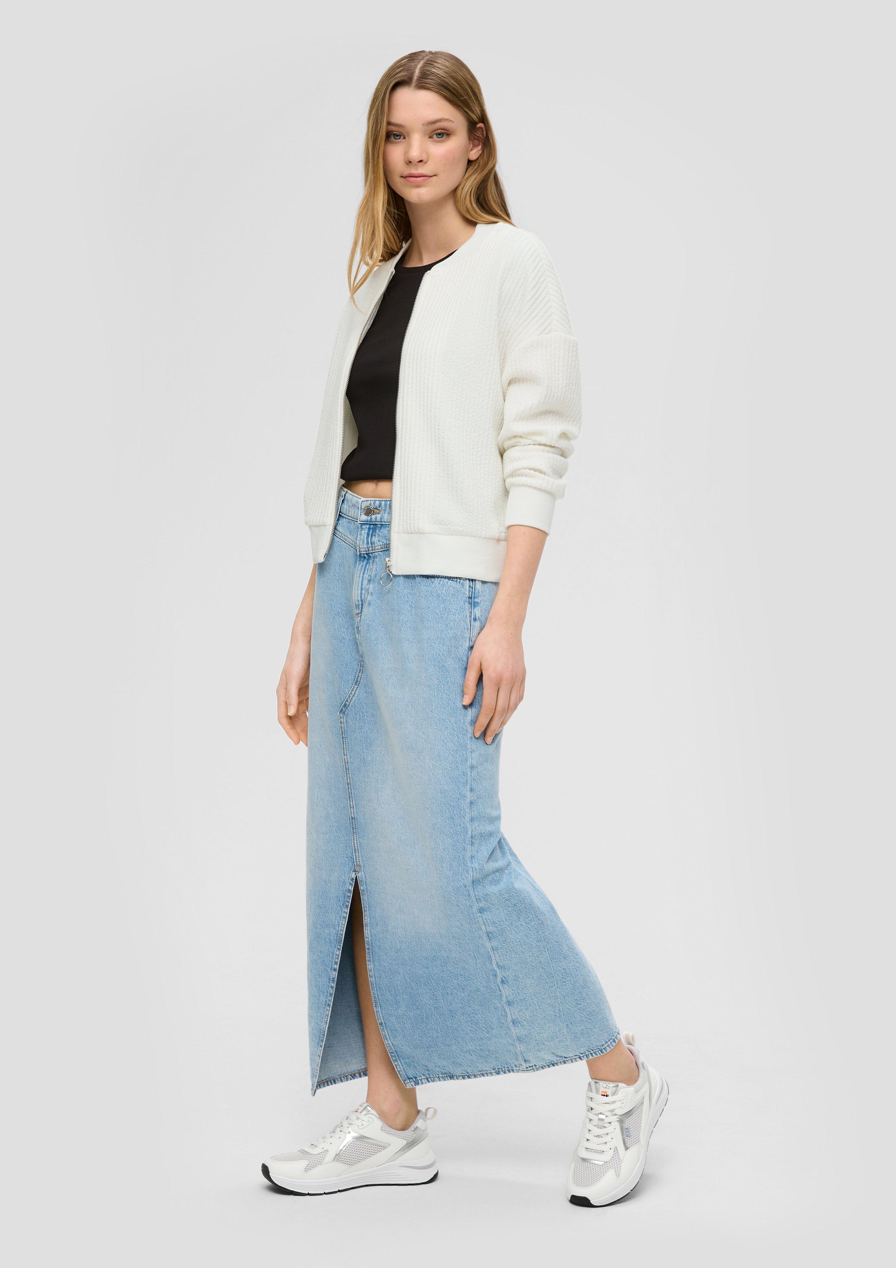 Blouson in gerippter Sweat-Qualität  2154128-0200