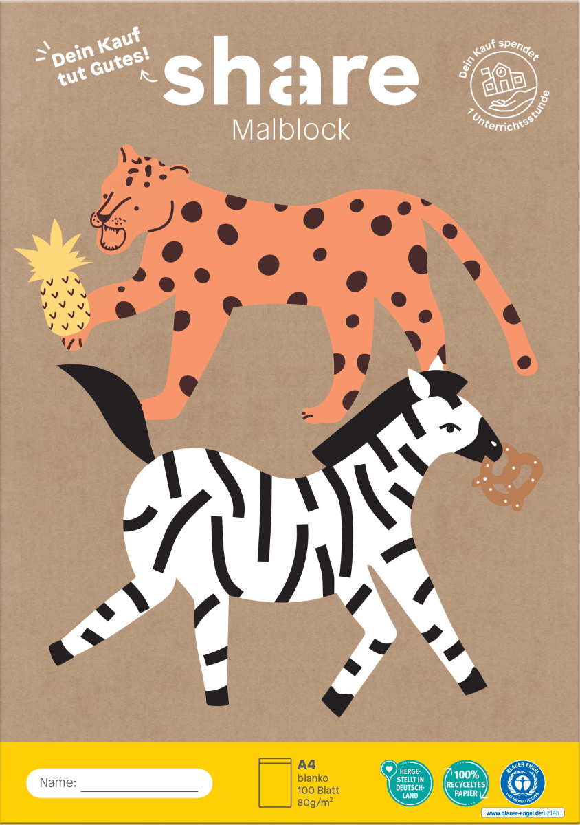 Malblock A4, 1 St