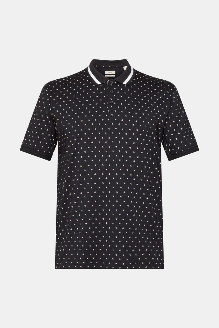 Poloshirt mit Allover-Muster