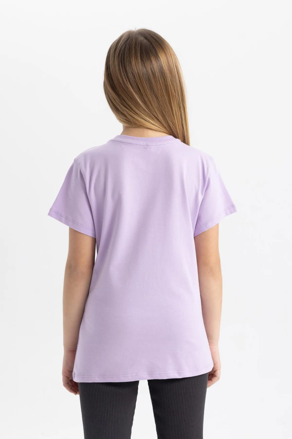DeFacto  Mädchen-Basic-Kurzarm-T-Shirt Z7718a624sm