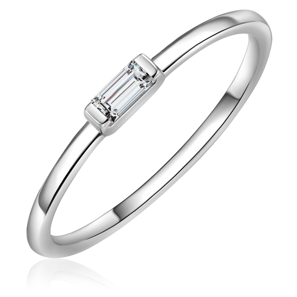 Glanzstücke München Bague en argent Argent sterling Oxyde de zirconium (CZ) en Argent Bague