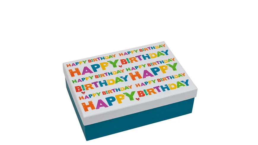 TRUBA Rechteckbox maxi Happy Birthday