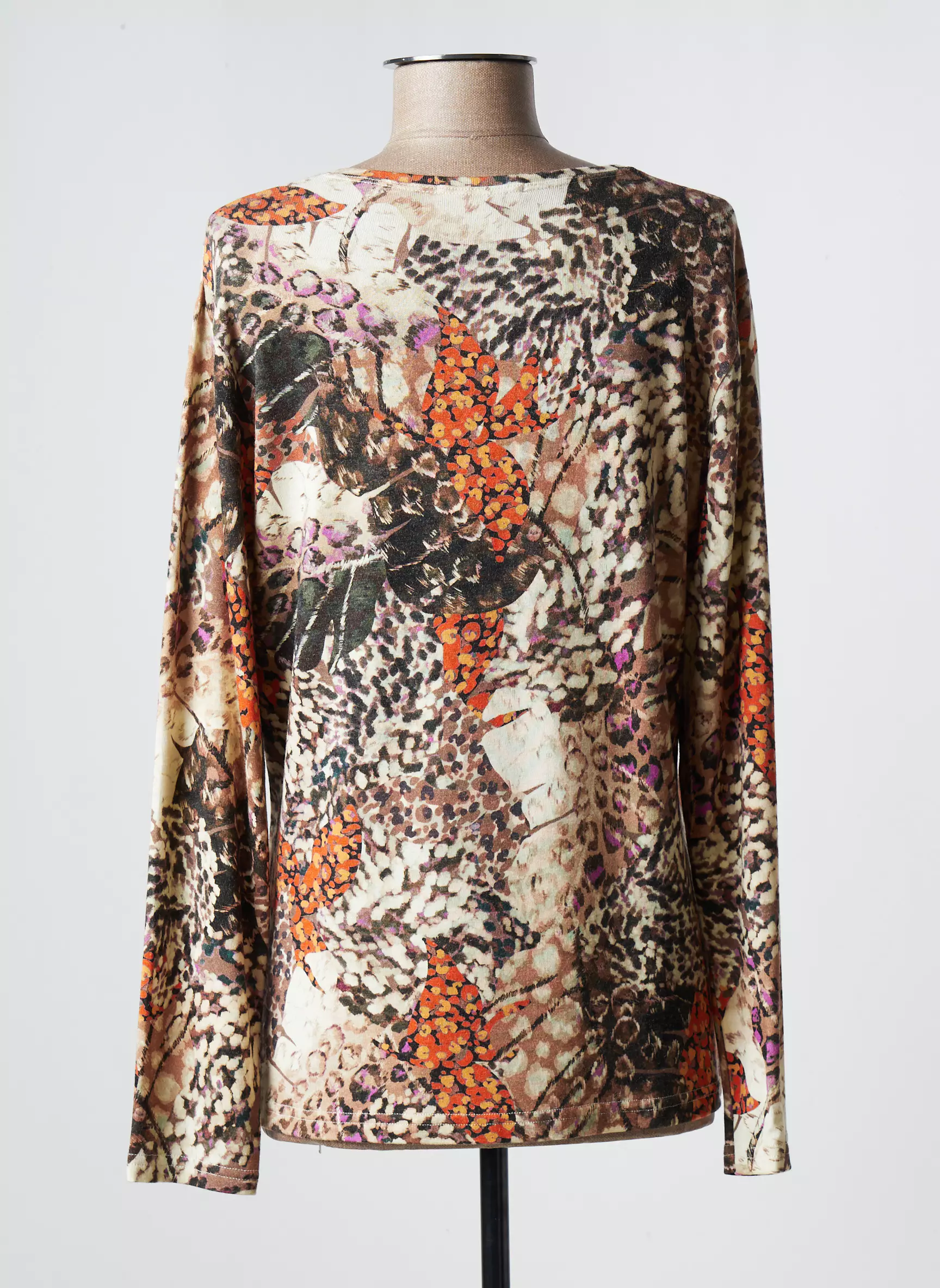 I Odena Tops Femme couleur beige