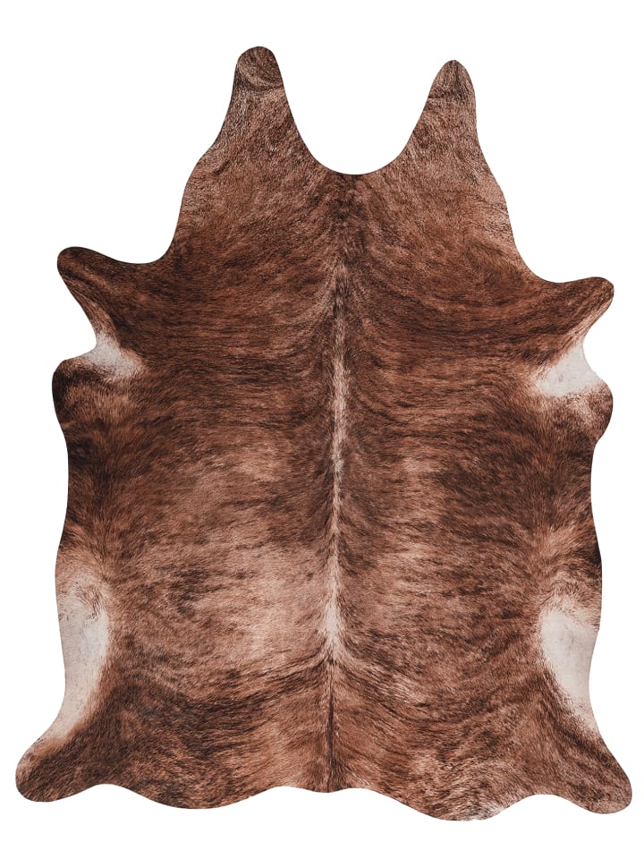 GMD Living Kunstfellteppich CANYON CITY Stier in Braun günstig kaufen 155 x 190 cm